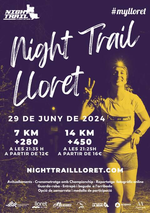 Night Trail Lloret de Mar 7 and 14km