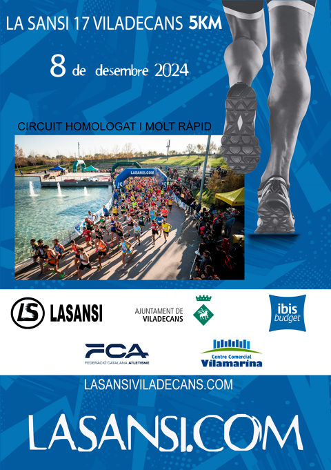 Inscripcions obertes a La Sansi 17 de Viladecans de 5km 8/12/24