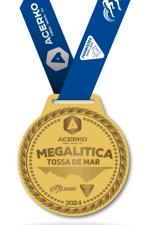 Medalla commemorativa 5km, 10km, 21km 